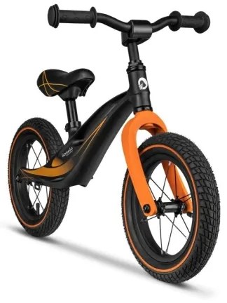 Lionelo - Bicicletta senza pedali BART AIR nero/arancione