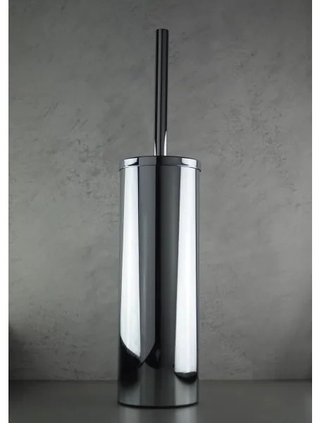 Deante ADR_0712 - Scopino da bagno rotondo indipendente, cromato lucido