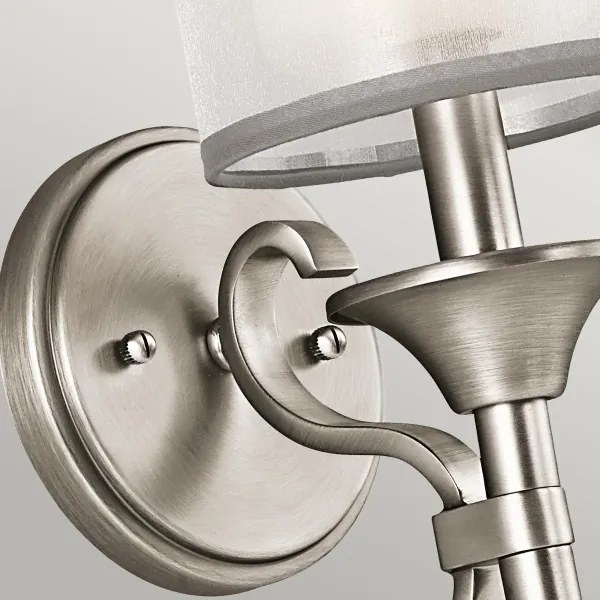 Kichler KL-LACEY1-AP - Applique da parete LACEY 1xE14/40W/230V cromo opaco