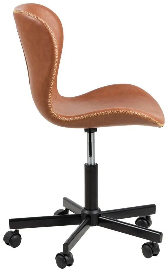 Sedia da ufficio marrone cognac Batilda - Actona