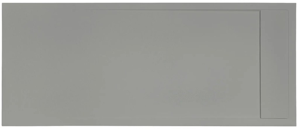 Piatto doccia SENSEA in resina Neo grigio L 90 x L 160 x H 3 cm opaco effetto pietra