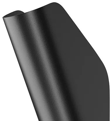 Applique Moderna Notta Metallo Nero 1 luce G9