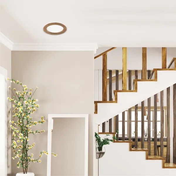 Faretto LED WOODY SPOT 16,5W 230V 4000K noce Ø18,5 cm