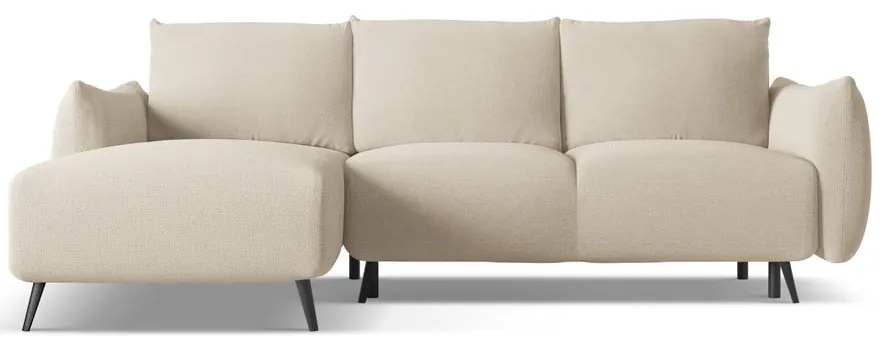 Divano angolare beige (con penisola a sinistra) Malie – Makamii