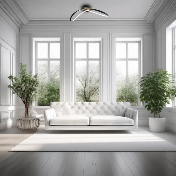 Plafoniera LED INFINITY LED/21W/230V nero