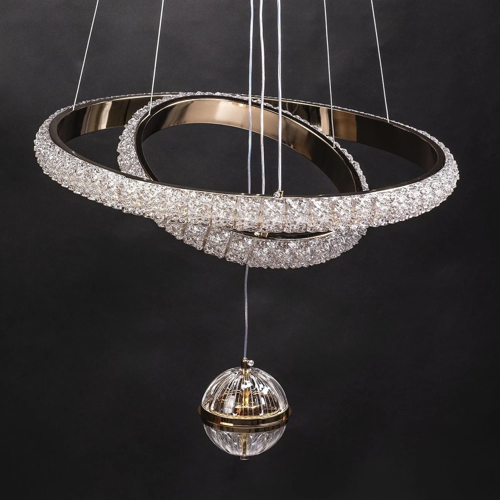 Lampada da soffitto G143-CP 50cm GOLD