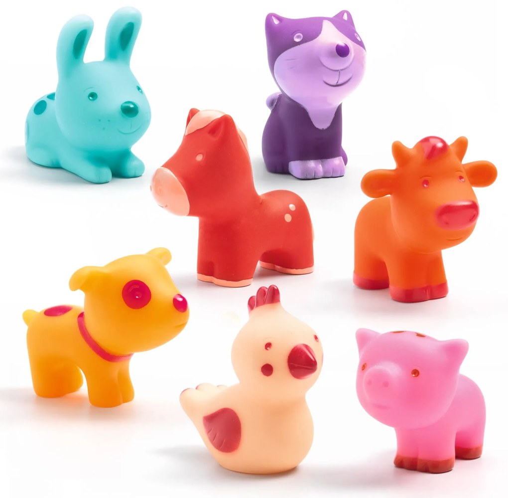 Animali della fattoria - 7 pezzi