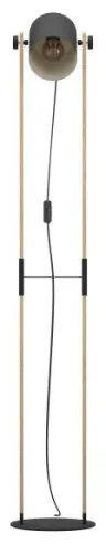Eglo 43048 - Lampada da terra HORNWOOD 1xE27/28W/230V