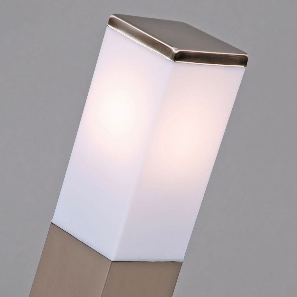 Lampada da esterno in acciaio 45 cm IP44 - Malios con picchetto da terra e pressacavo