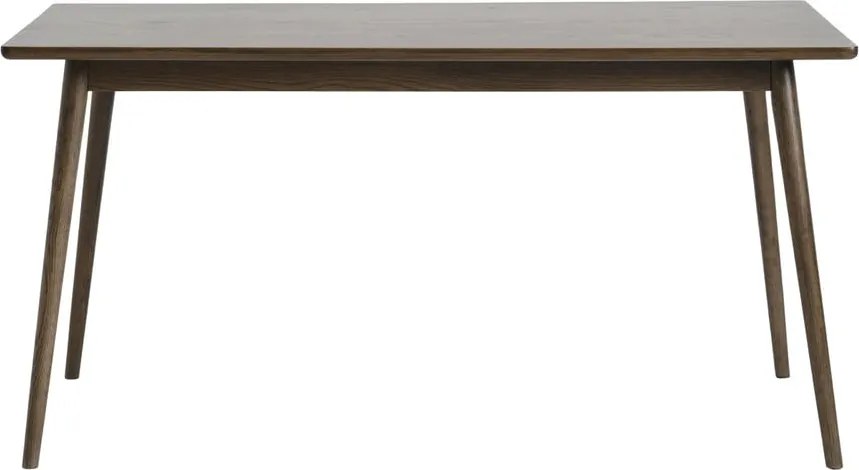 Tavolo da pranzo allungabile marrone con piano effetto rovere 150x90 cm Barrali - Unique Furniture