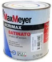 Max meyer acrimax 750ml smalto base acqua tutti i ral 8000, colore marrone cioccolato - ral 8017, brillantezza satinato