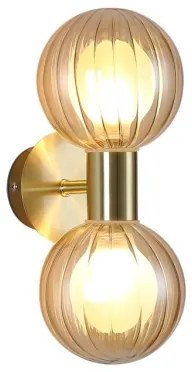 Searchlight 30507GO - Applique LUMINSPHERE 2xG9/7W/230V in ottone