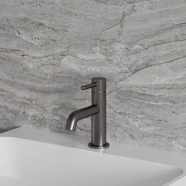 OMNIRES Y1210NGR - Rubinetto del lavandino Y 16,2 cm pettinato grafite