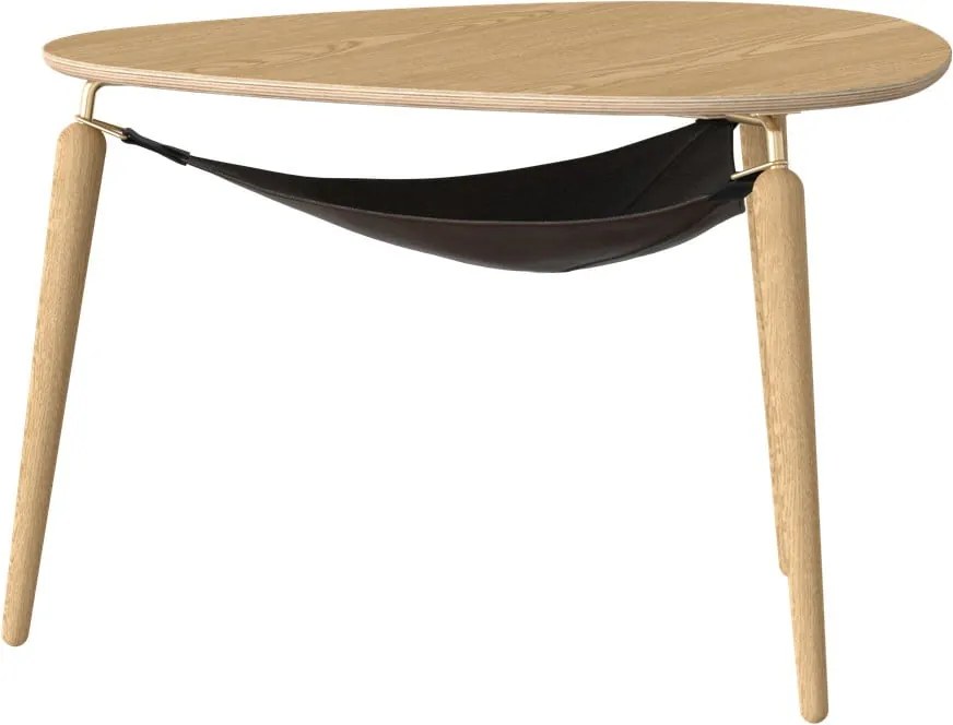 Tavolino da salotto di colore naturale ø 80 cm Hang Out – UMAGE