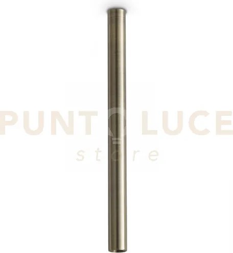 Look led round applique d.3cm 5w on-off 600 lm 3000 k 40cm ottone