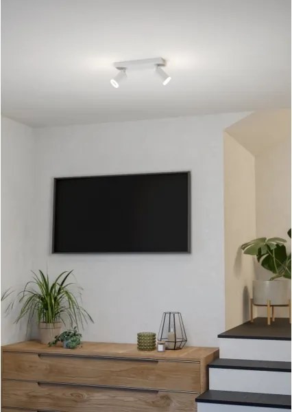 Eglo 901943 - Faretto LED RGBW dimmerabile MELITELLO-Z 2xLED/3,7W/230V bianco