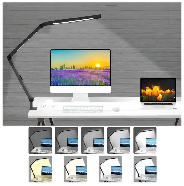 Brilagi - Lampada da tavolo LED dimmerabile con funzione Touch VARIO LED/12W/230V 3000-6500K nero