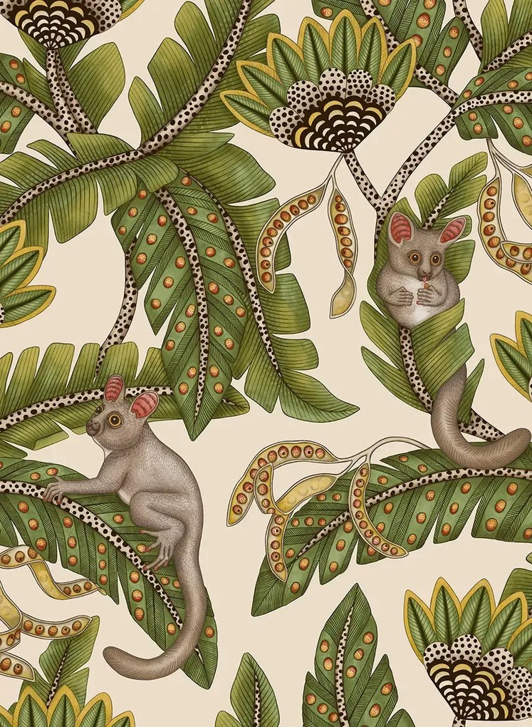 Cole & Son Carta da parati Bush Baby - 119/7032