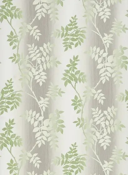 Tapete Posingford von Nina Campbell - Grey/ Green