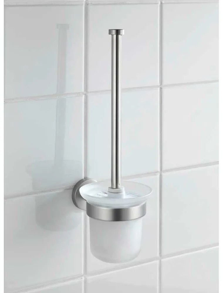 Scopino in vetro a parete in argento opaco Bosio - Wenko