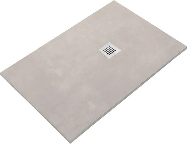 Piatto doccia SANYCCES in resina STRATO grigio L 70 x L 140 cm