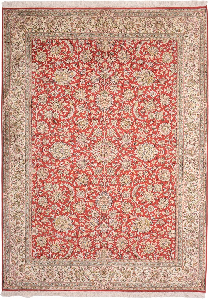 Cashmere Silk Tappeto orientale 160x220 (Indian) Annodato A Mano