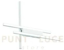 Applique movida/3 bianco a led 3000k 1200lm 20w dimmerabile 50x8cm