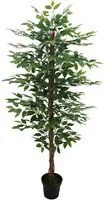 Pianta Artificiale Ficus Tree con Vaso 170 cm