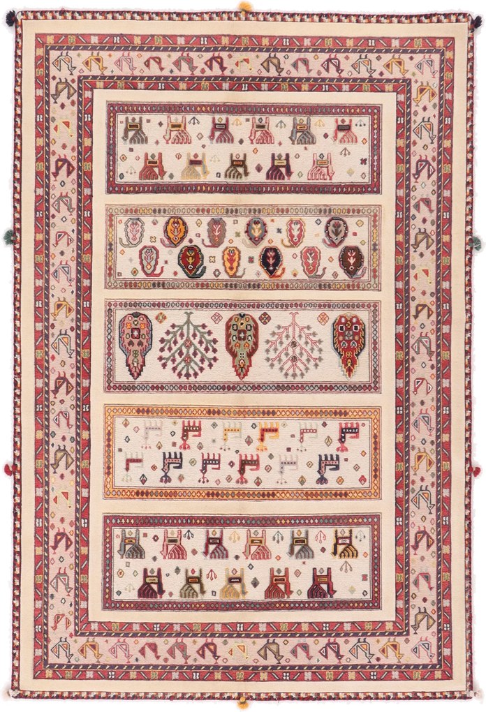 Kilim Tappeto 200 x 130 (Iran) Tessuto A Mano
