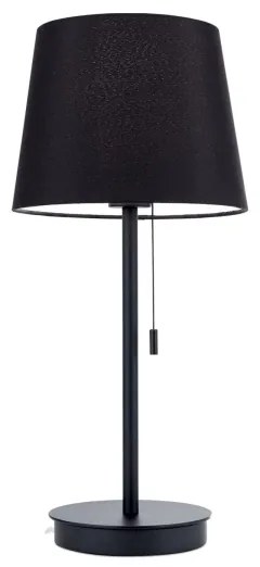 Orion LA 4-1205/1 - Lampada da tavolo con porta USB LUDWIG 1xE27/40W/230V nero