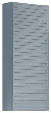 Pensile bagno Pixel laccato opaco indaco, 1 anta apertura da sinistra P 17 x L 30 x H 80 cm