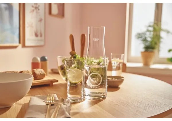 GROHE 40437000 - Set da 6 bicchieri BLUE 250 ml in cristallo/trasparente