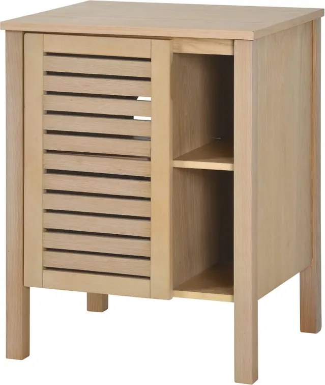 Mobile da bagno a terra L 60 x H 78 x P 50 cm rovere, 1 anta HOMESIGHT Talix