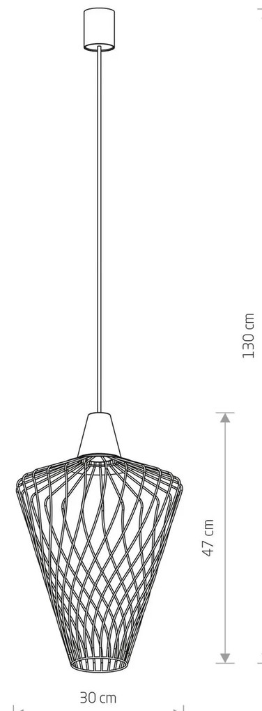 Lampada a sospensione Wave L Nowodvorski Lighting, dimmerabile, Ottone / Oro, Soggiorno / Sala da pranzo, Metallo, Lampada a sospensione
