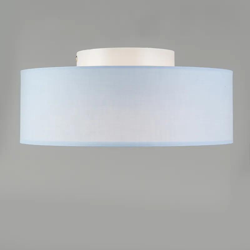 Lampada da soffitto blu 30 cm con LED - Drum LED