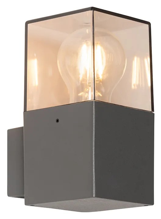 Lampada da parete per esterni moderna grigio scuro IP44 - Denmark