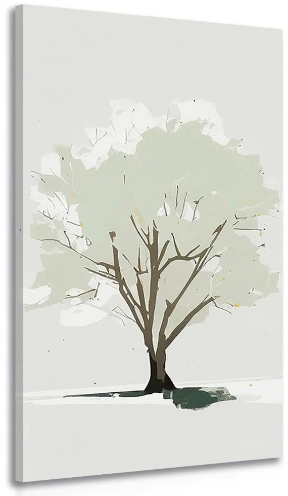 Quadro su tela – Albero in spirito minimalista