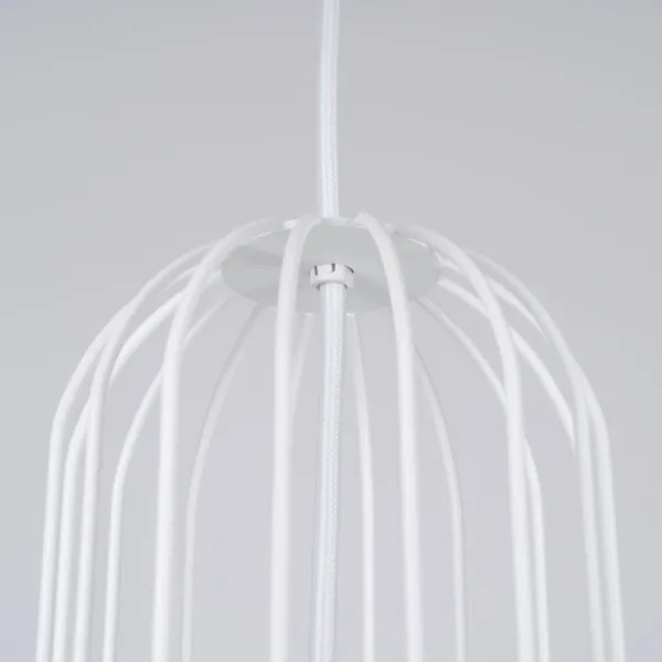 Sollux SL.1335 - Lampadario a sospensione con filo BRINA 3xG9/8W/230V bianco