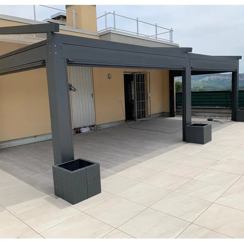 Timpano per Pergola 400 (coppia dx+sx) colore ANTRACITE