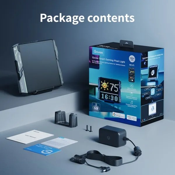 Govee - Pixel Lampada 1024 Pannello LED Matter LED/12W/12V Wi-Fi