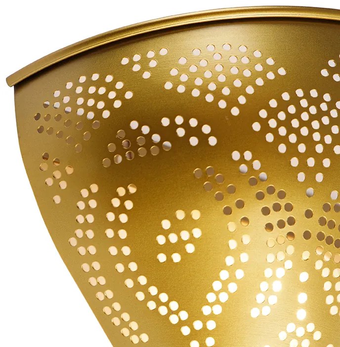 Lampada da parete orientale oro - Zayn