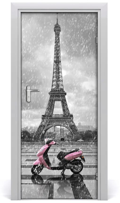 Rivestimento Per Porta Eiffel Tower Scooter 75x205 cm