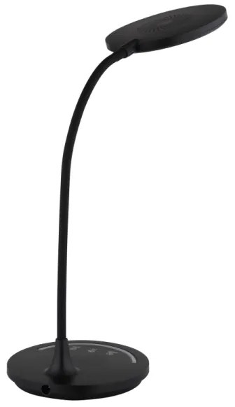 Globo 58483 - Lampada da tavolo touch dimmerabile KENNY LED/12W/230V nera