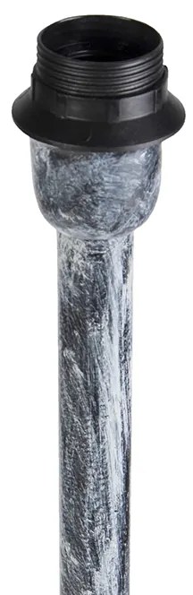 Lampada da terra vintage grigia senza paralume - Simplo