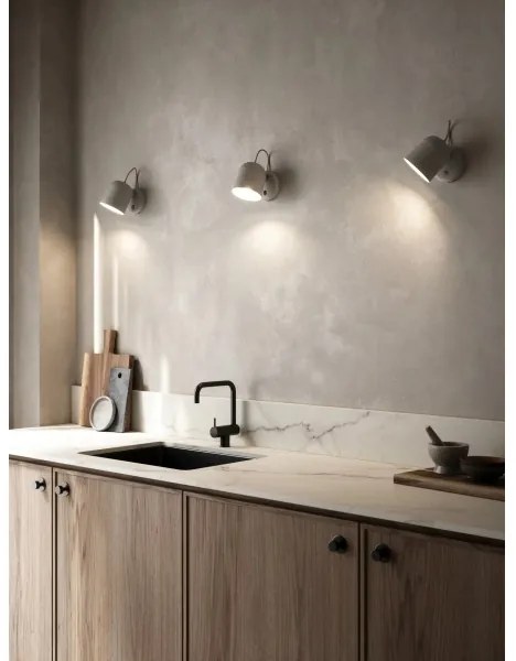 DFTP by Nordlux - Faretto da parete orientabile con porta USB ANGLE 1xGU10/25W/230V