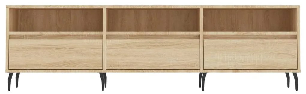 Mobile porta tv rovere sonoma 150x30x44,5 cm legno multistrato