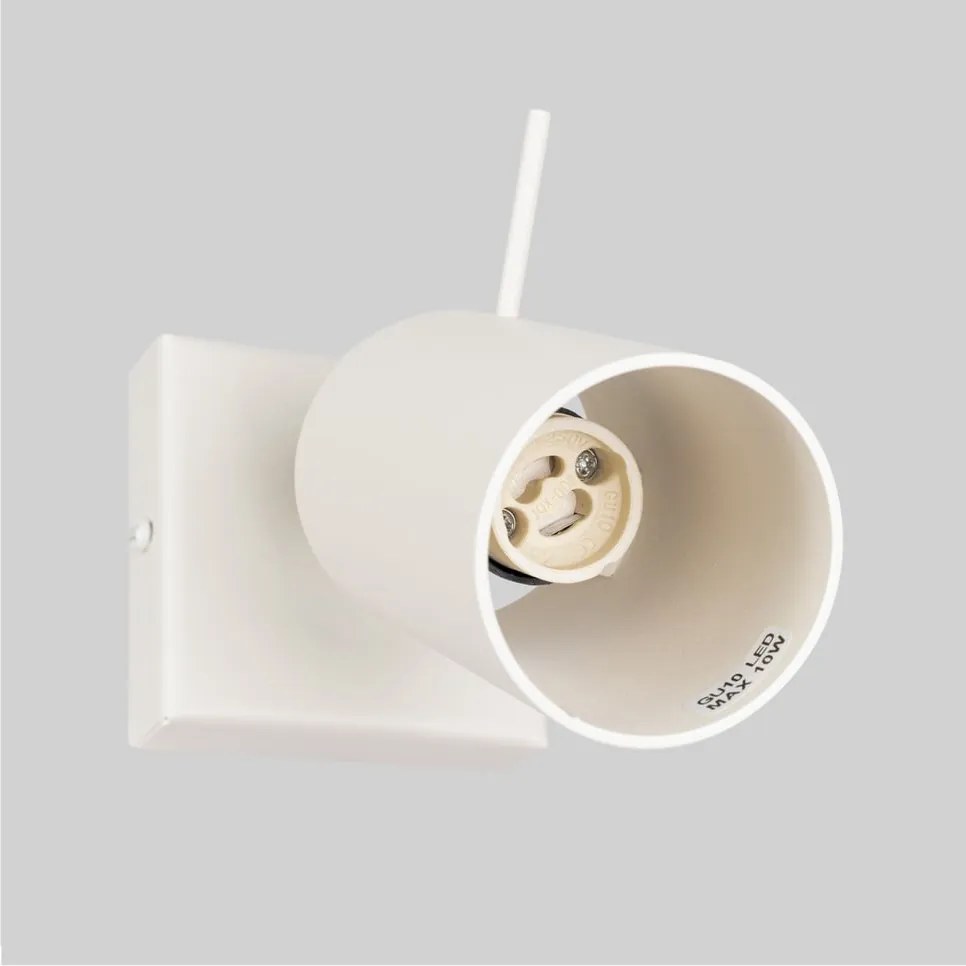 Faretto color crema 8x16 cm Etna – Sollux