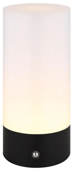 Globo 21040SRGB - Lampada da tavolo LED RGB touch LEX 1,8W/5V 1500mAh nera