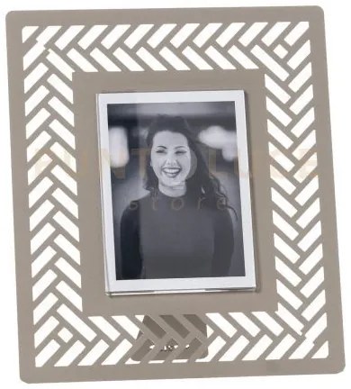 Portafoto di design milleintrecci piccolo sabbia