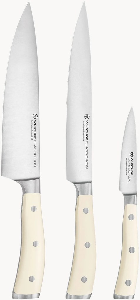 Set di 3 coltelli in acciaio inox Classic Icon